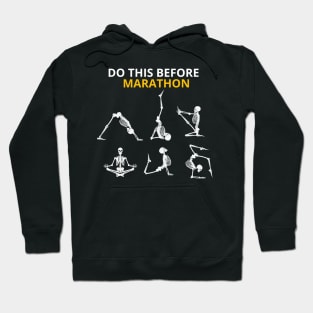 do this before marathon skull Hoodie